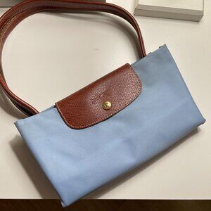 Longchamp Le Pliage Blue Tote Bag